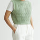 Vest No.50 | Easy crochet ribbed vest pattern