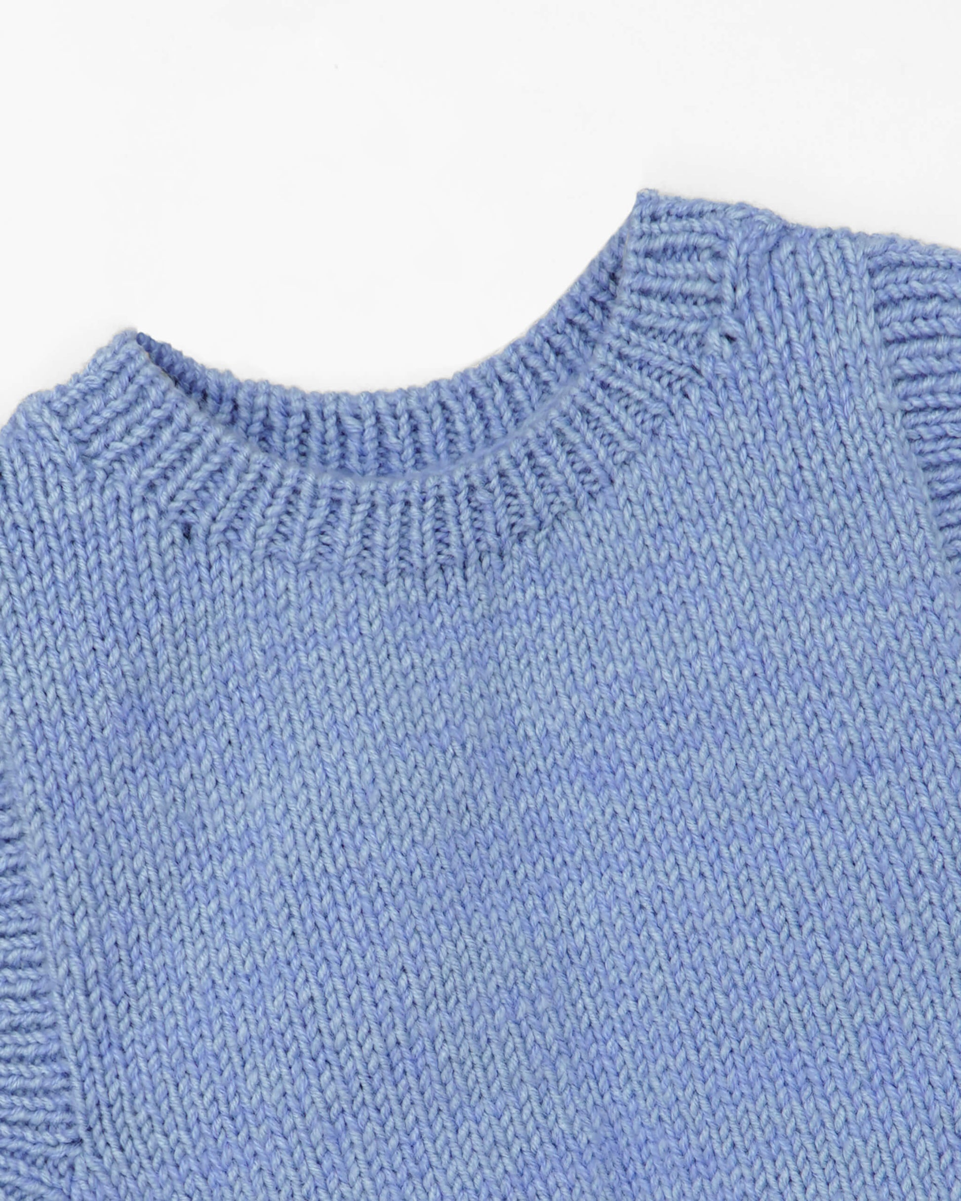 Ribbed vest knitting pattern