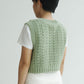 Vest No.50 | Easy crochet ribbed vest pattern