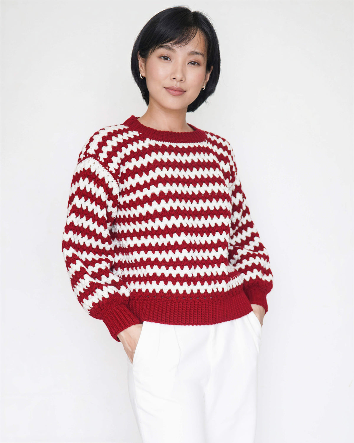 Sweater No.62 | Granny sweater crochet pattern