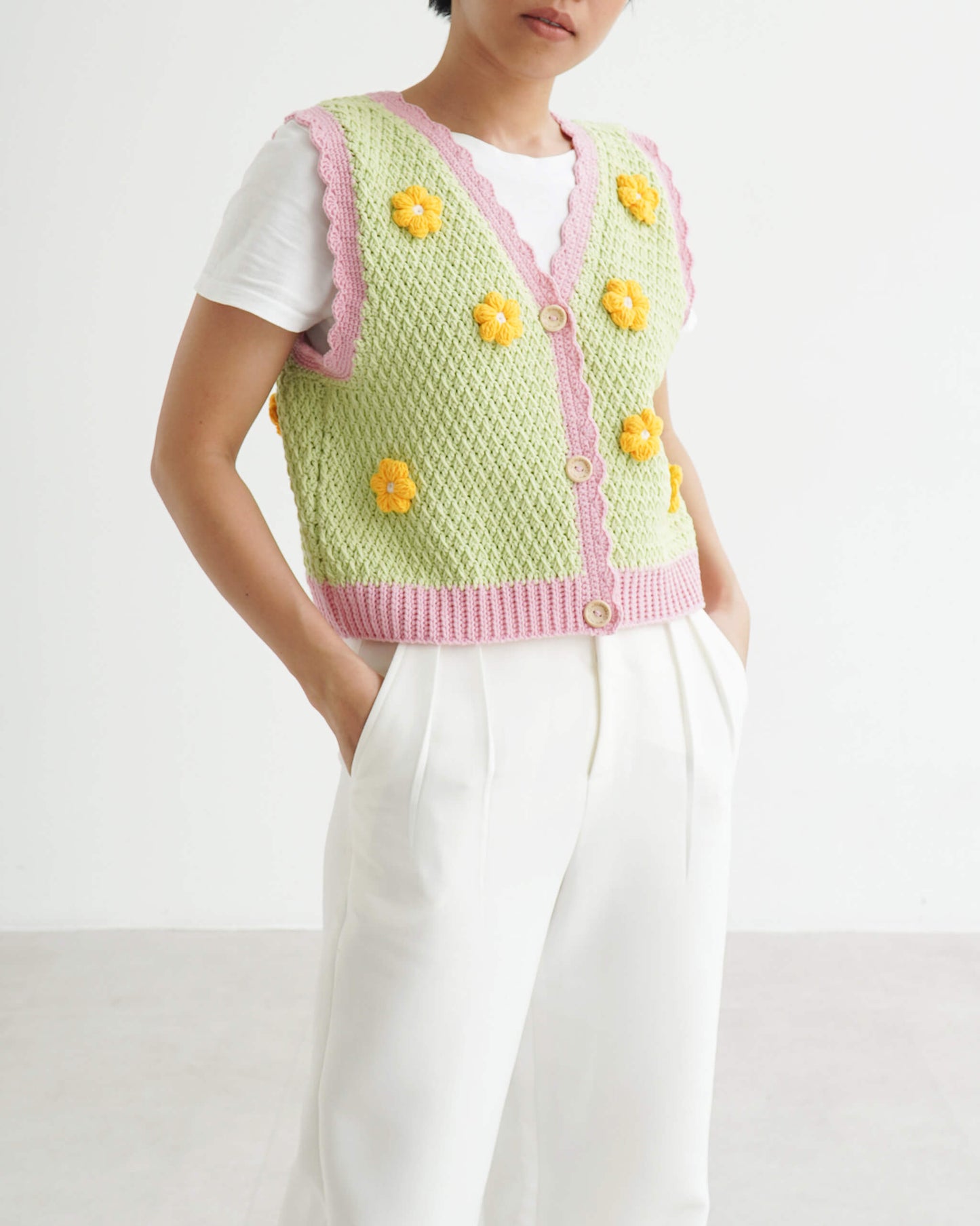 Vest No.53 | Easy crochet vest pattern