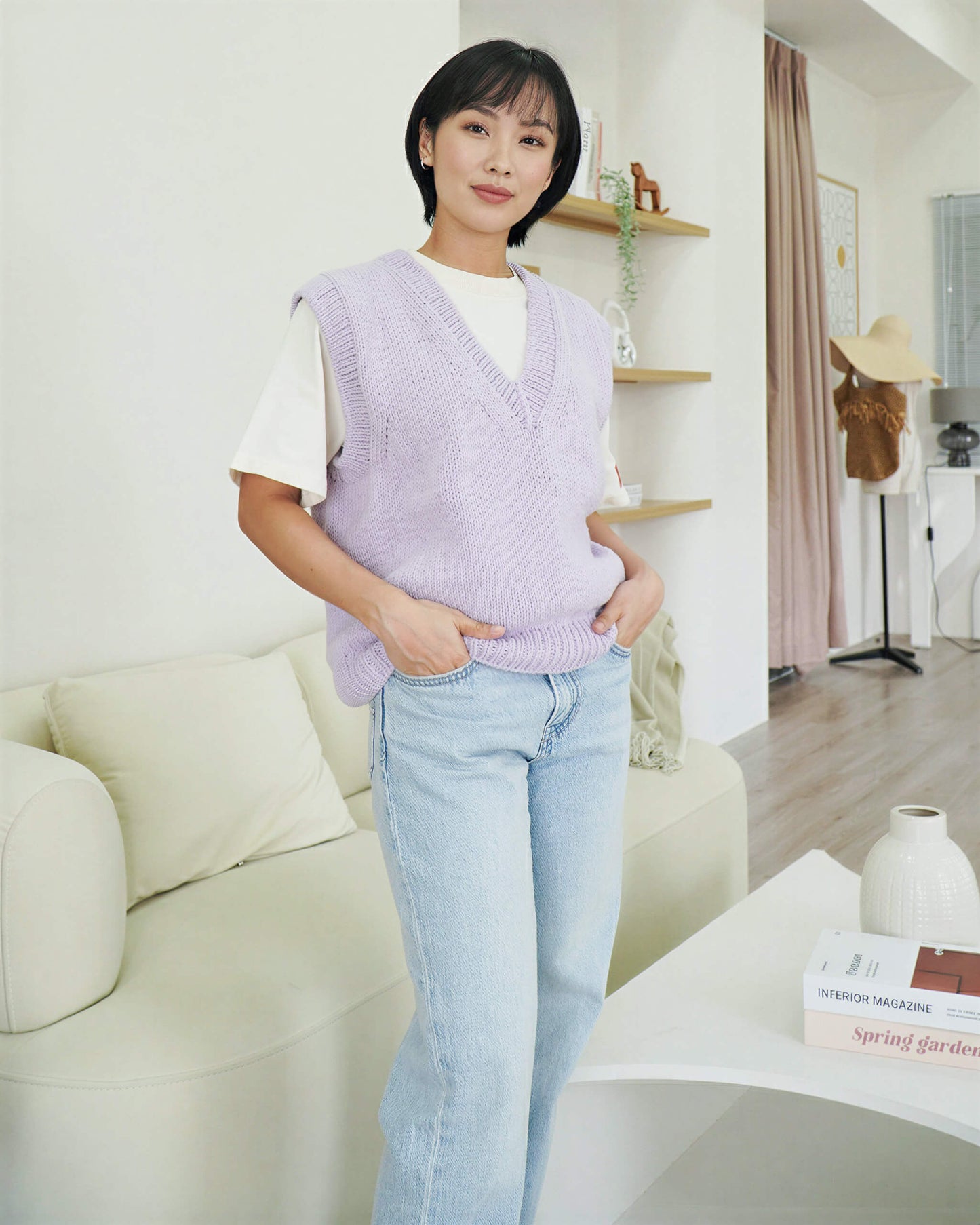 Vest No.75 | Oversized vest knitting pattern
