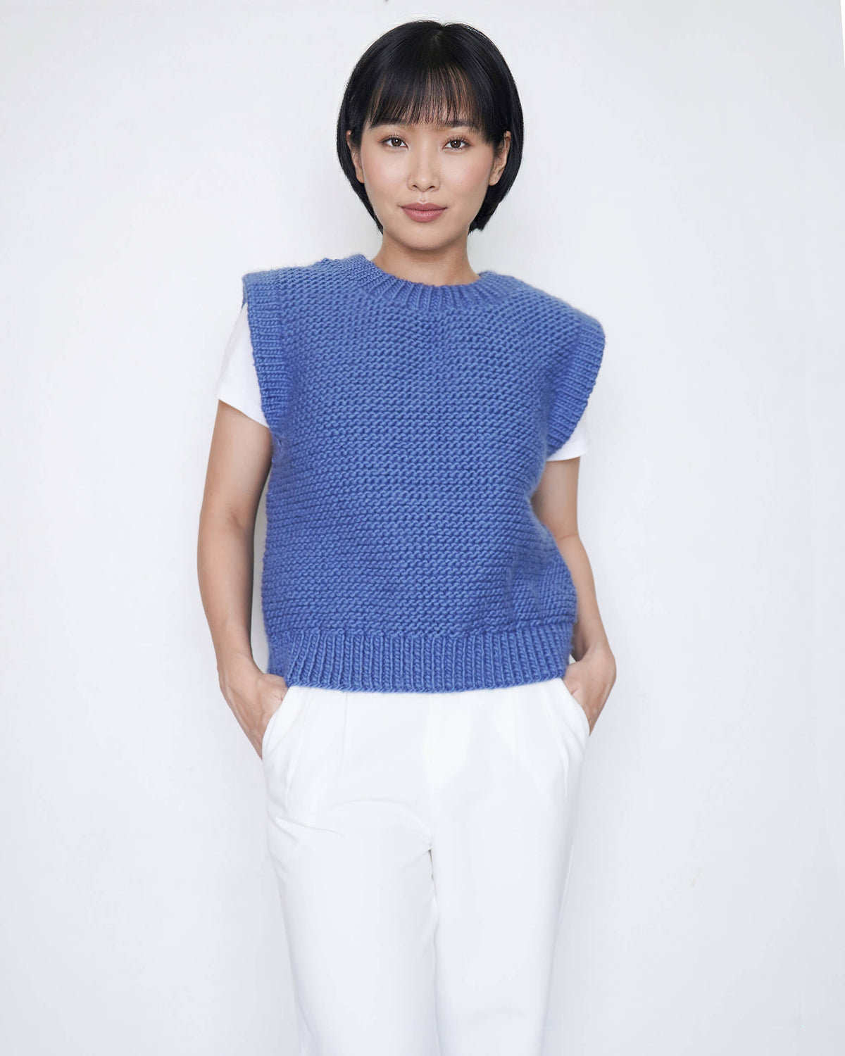 Vest No.78 | Easy vest knitting pattern