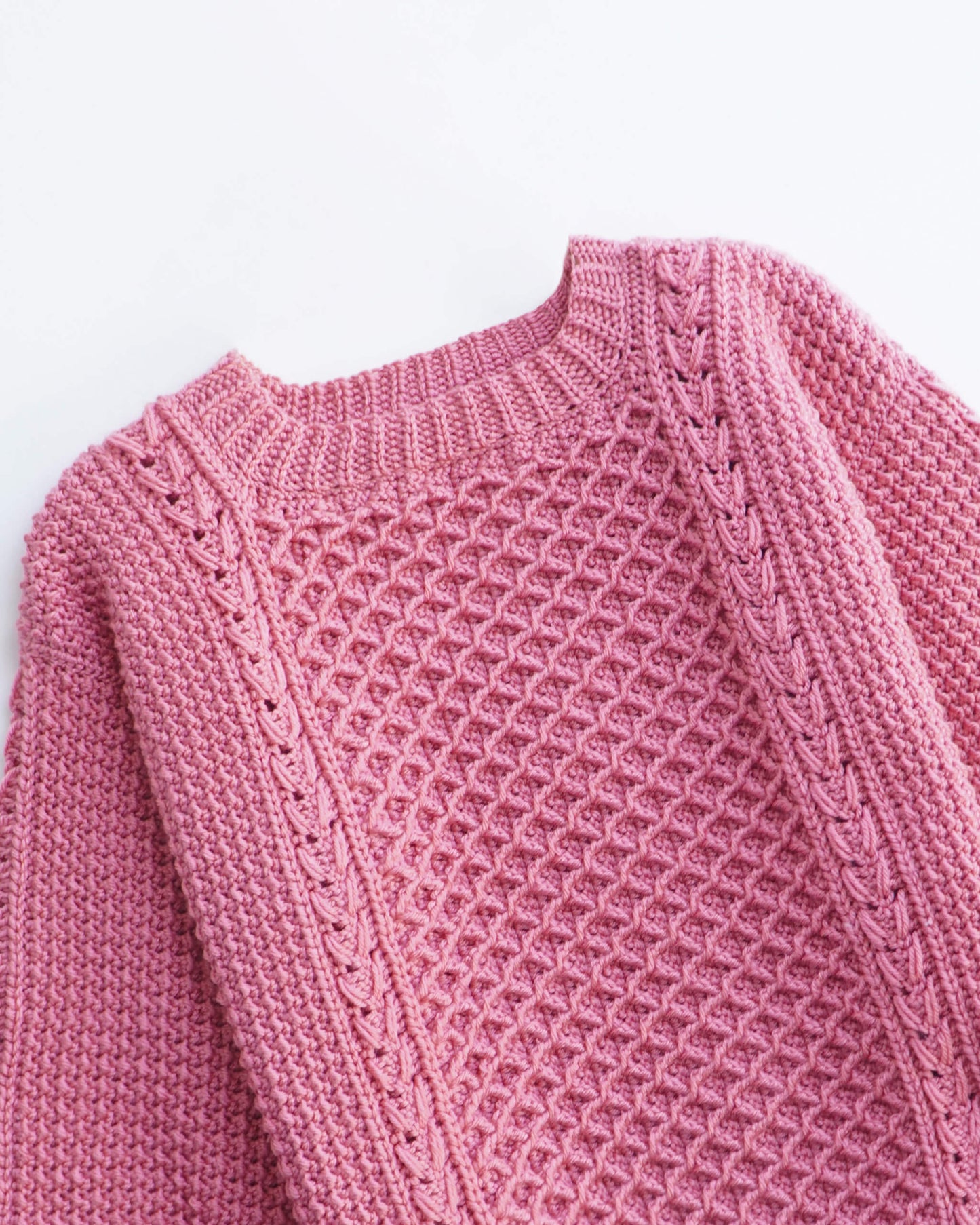 Sweater No.57 | Diamond sweater crochet pattern