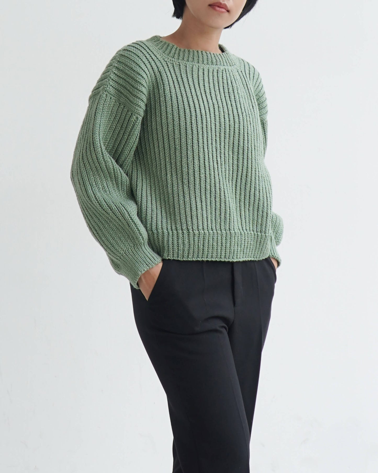 Sweater No.56 | Ribbed sweater crochet pattern
