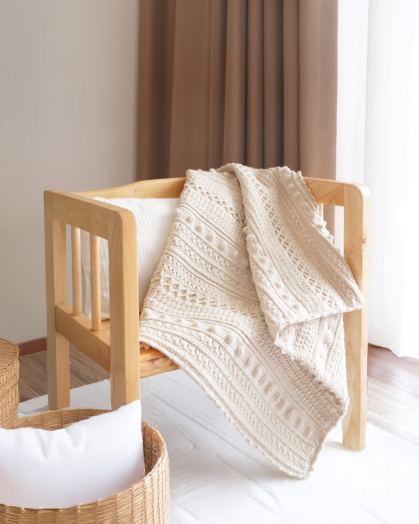 Blanket No.34 | Easy crochet pattern + Video tutorial