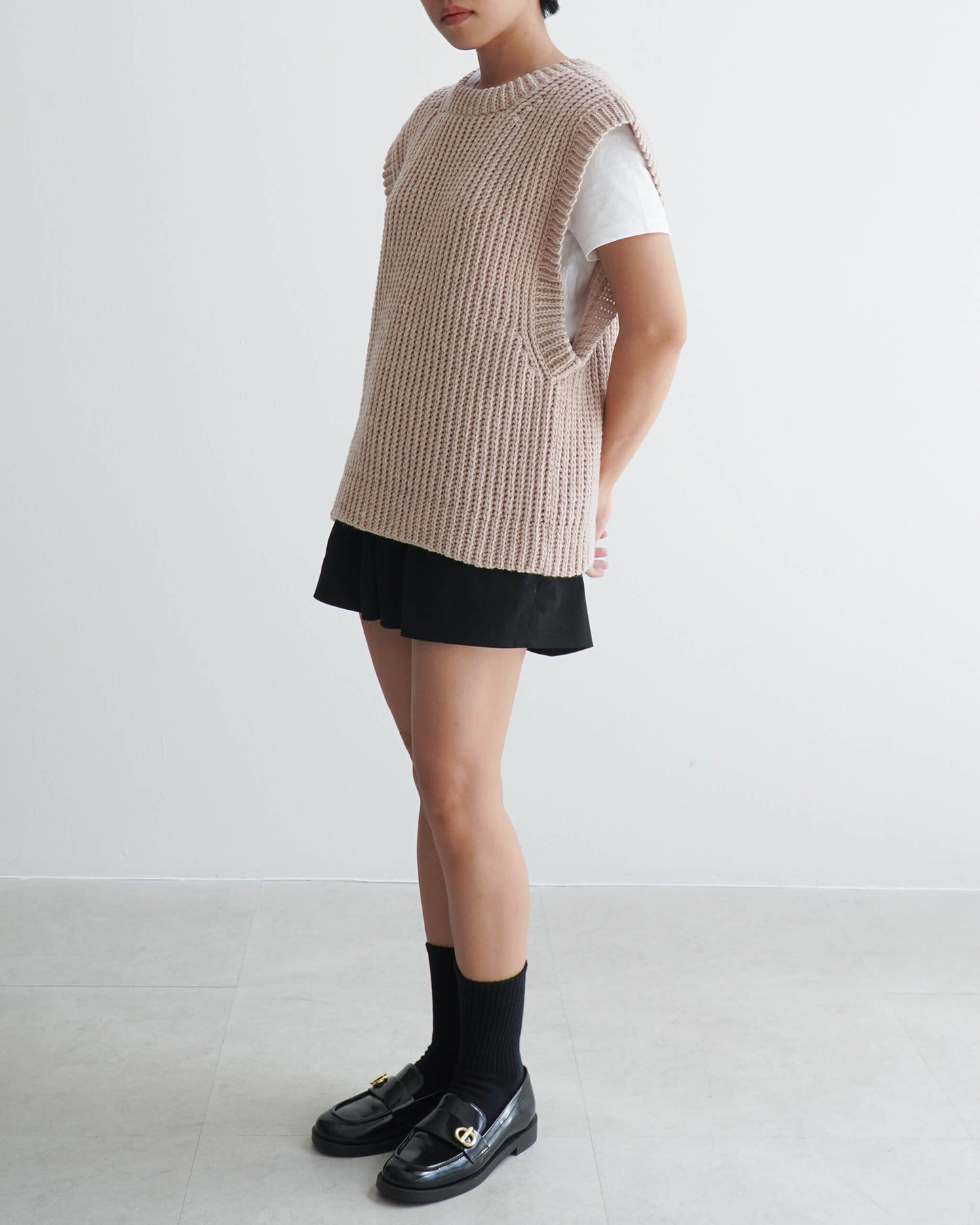 Vest No.60 | Crochet oversize ribbed vest pattern