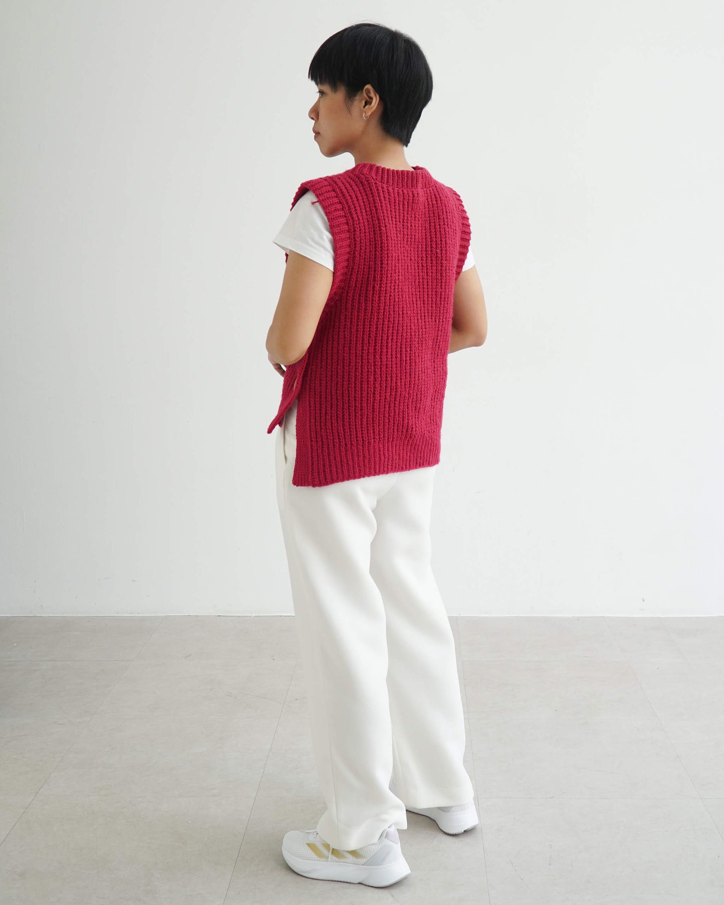 Vest No.55 | Easy crochet ribbed vest pattern