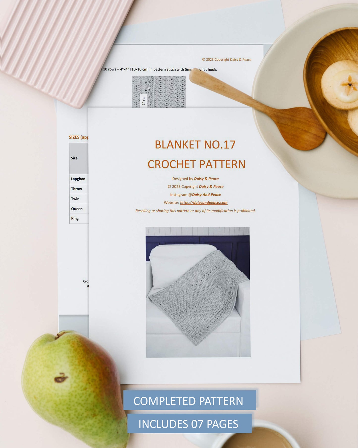 Blanket No.17 | Easy crochet pattern + Video tutorial