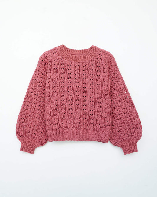 Sweater No.47 | Ribbed sweater crochet pattern