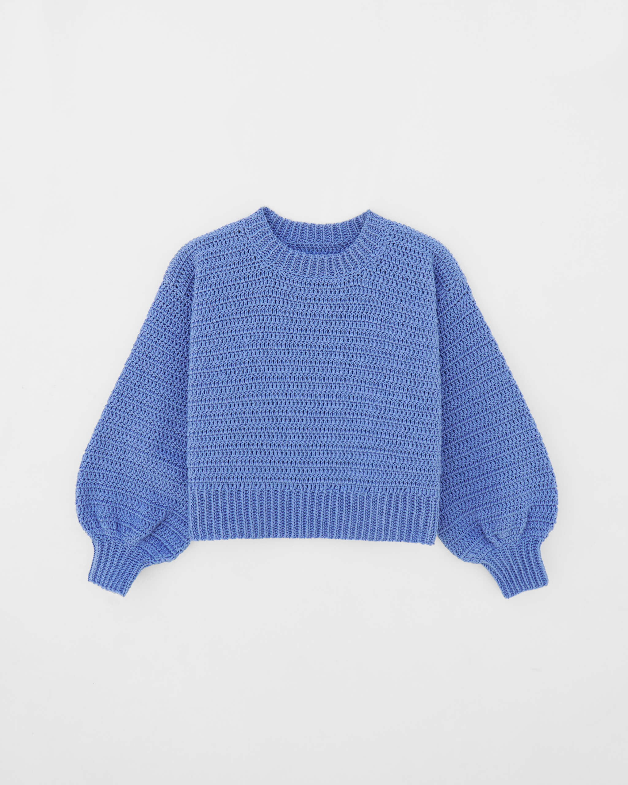Kids' Sweater No.13 | Easy crochet crewneck sweater – Daisy & Peace
