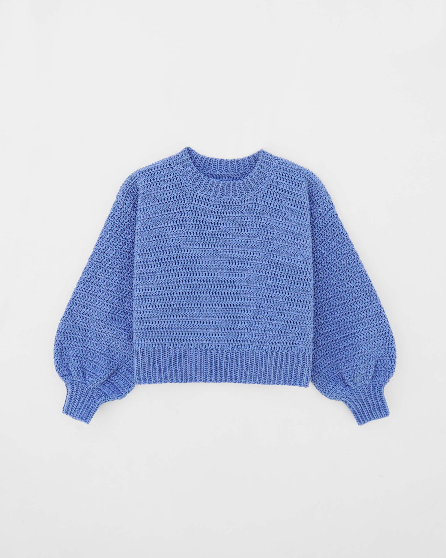 Kids' Sweater No.13 | Easy crochet crewneck sweater