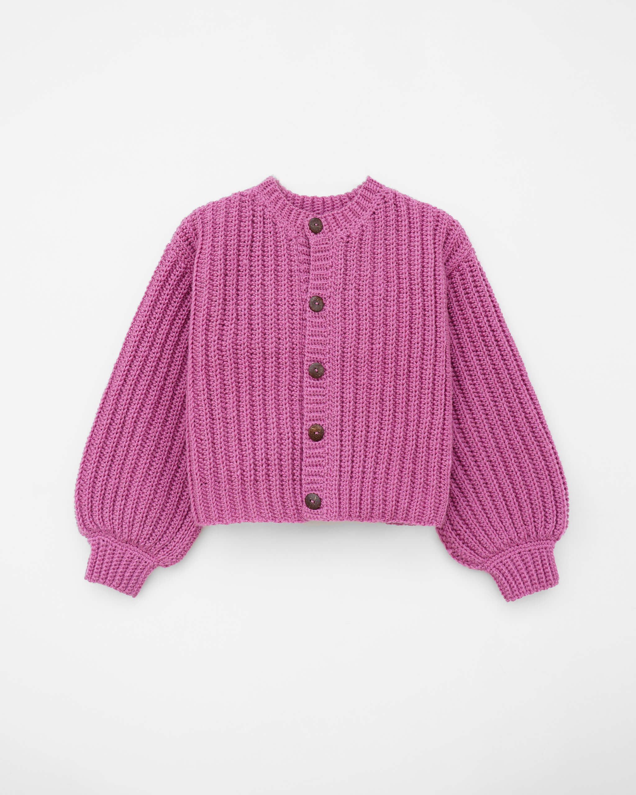 Kids' Cardigan No.4 | Crochet ribbed cardigan pattern – Daisy