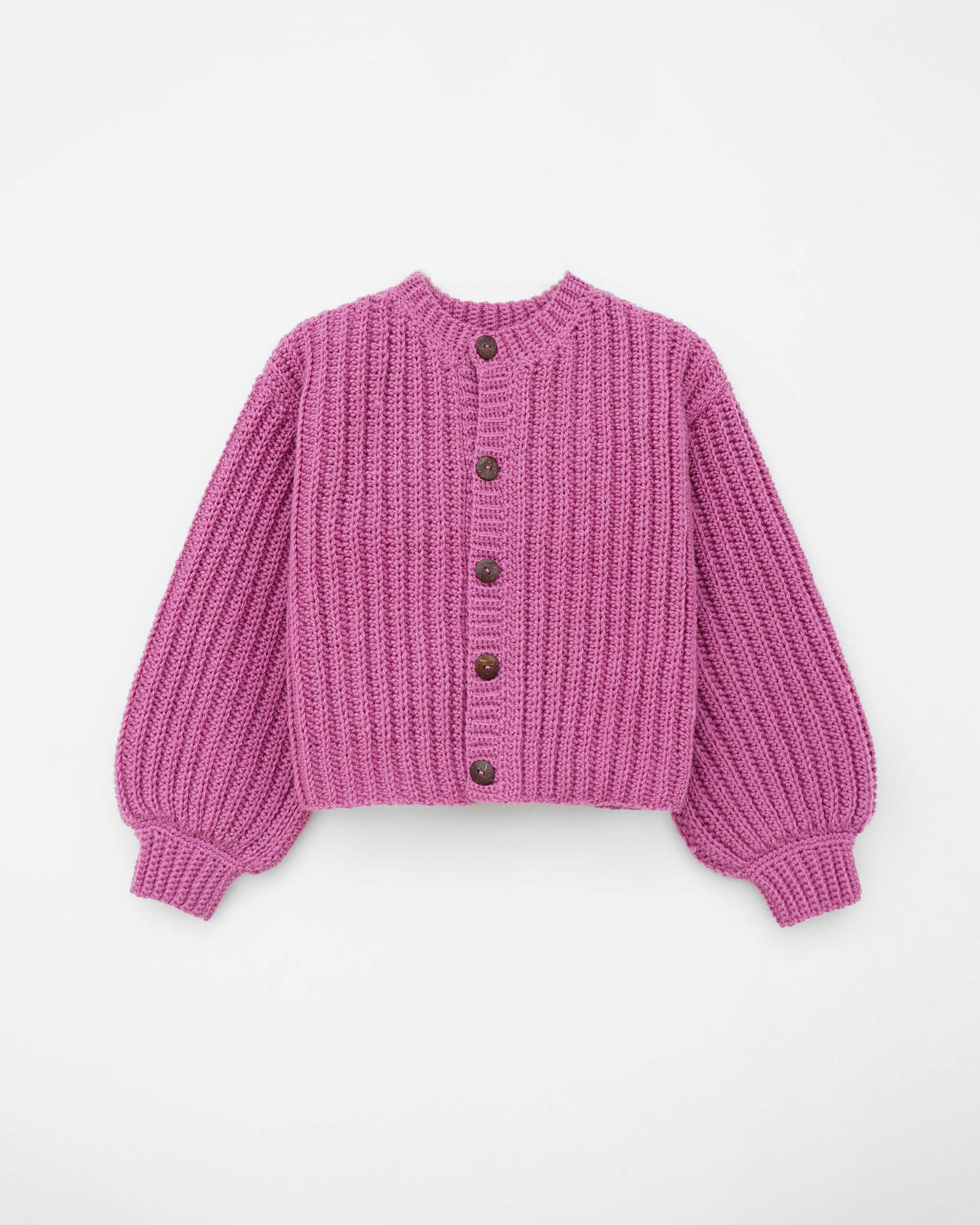 Kids' Cardigan No.4 | Crochet ribbed cardigan pattern