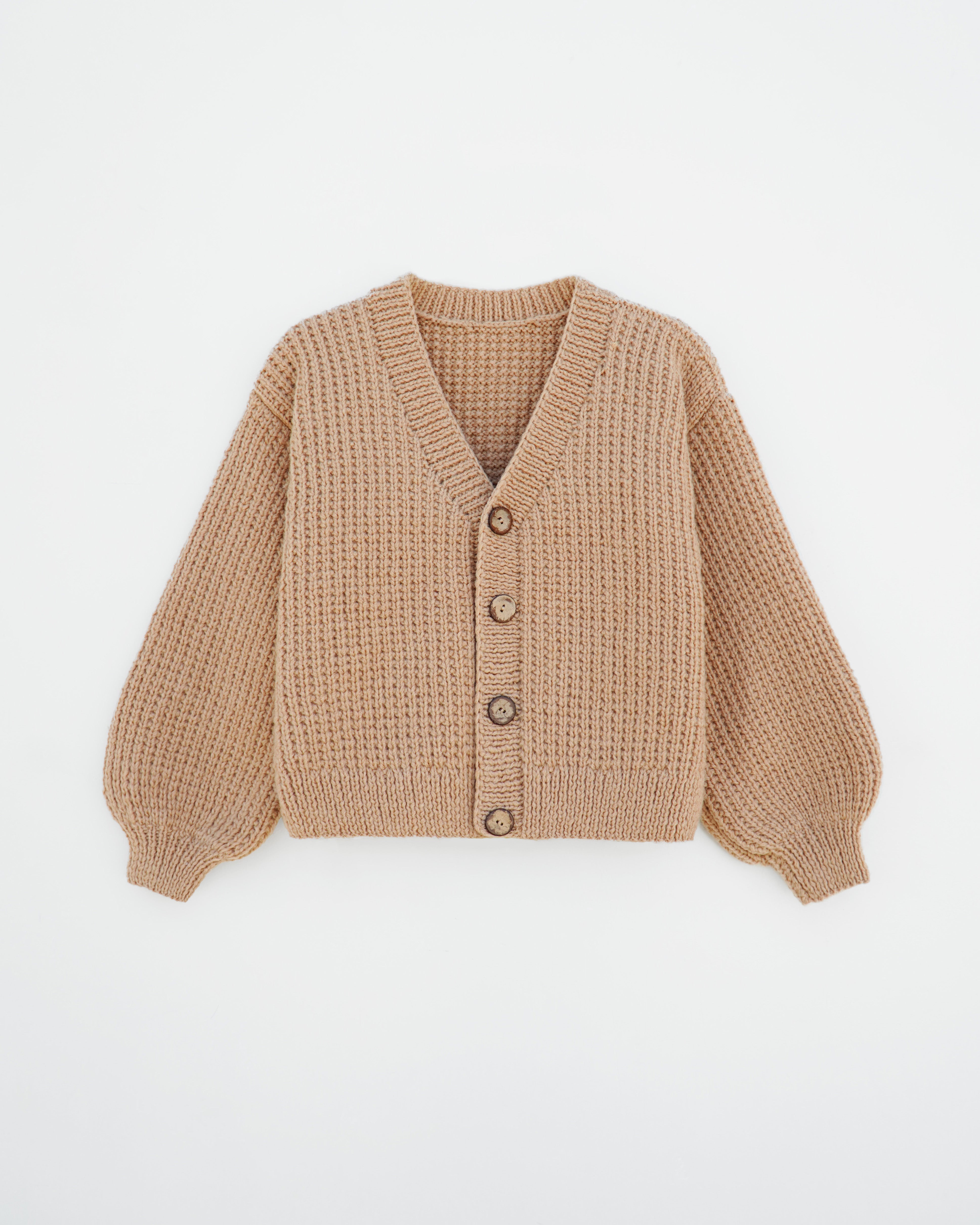 Cardigan No.24 | Easy knitting pattern