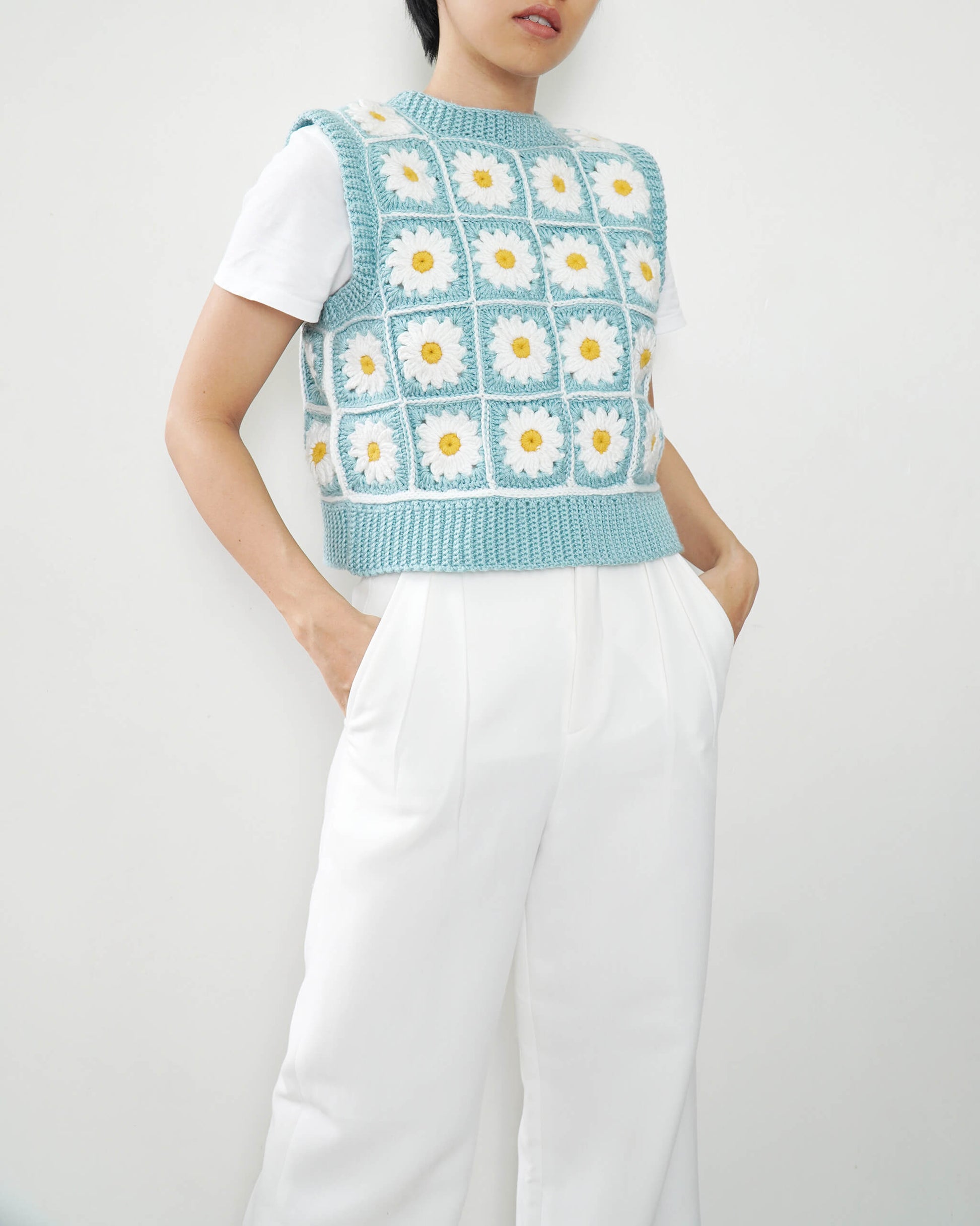 Granny vest crochet pattern