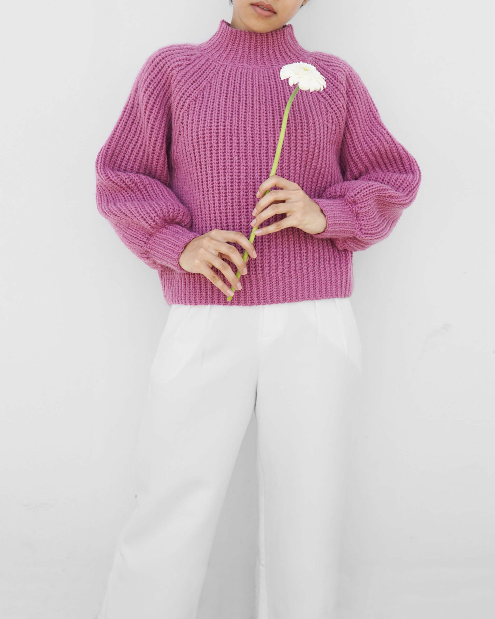 Ribbed raglan sweater crochet pattern