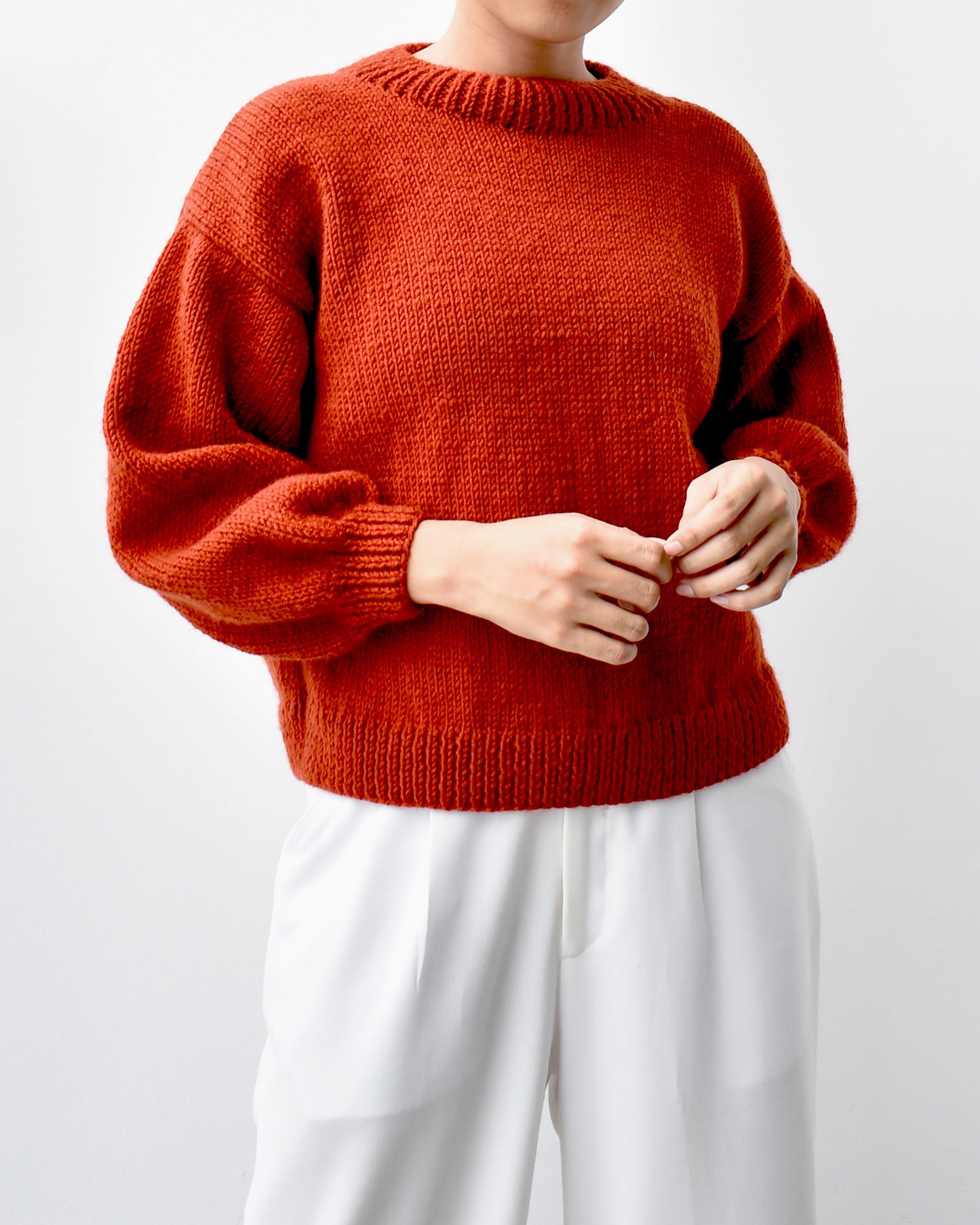 Sweater No.2 | Easy knitting sweater pattern