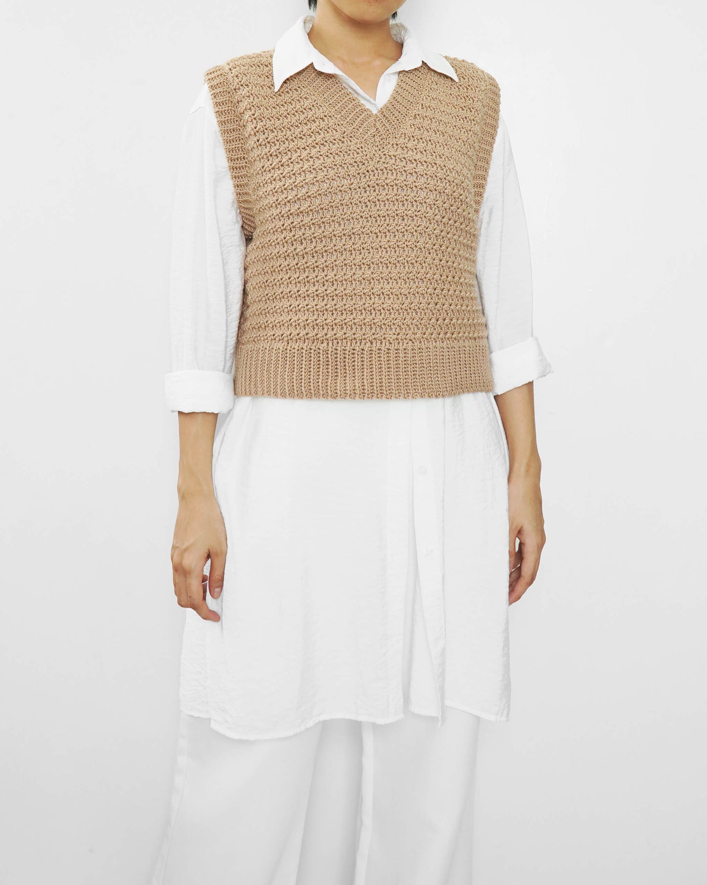 Vest No.21 | Easy crochet pattern