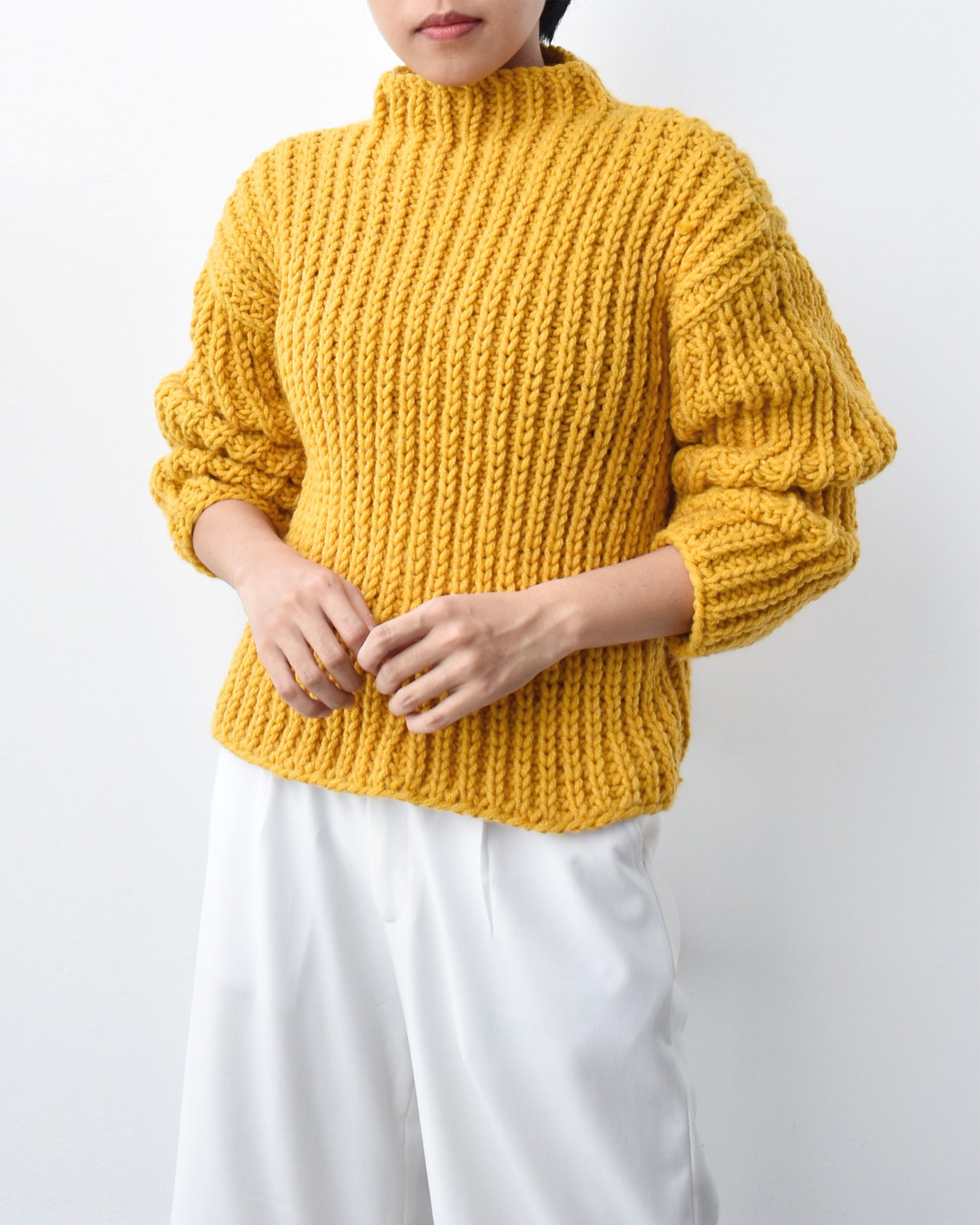 Sweater No.6 | Chunky knitting sweater pattern