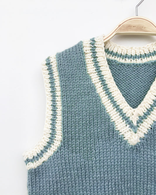 Kids' Vest No.1 | Easy knitting pattern