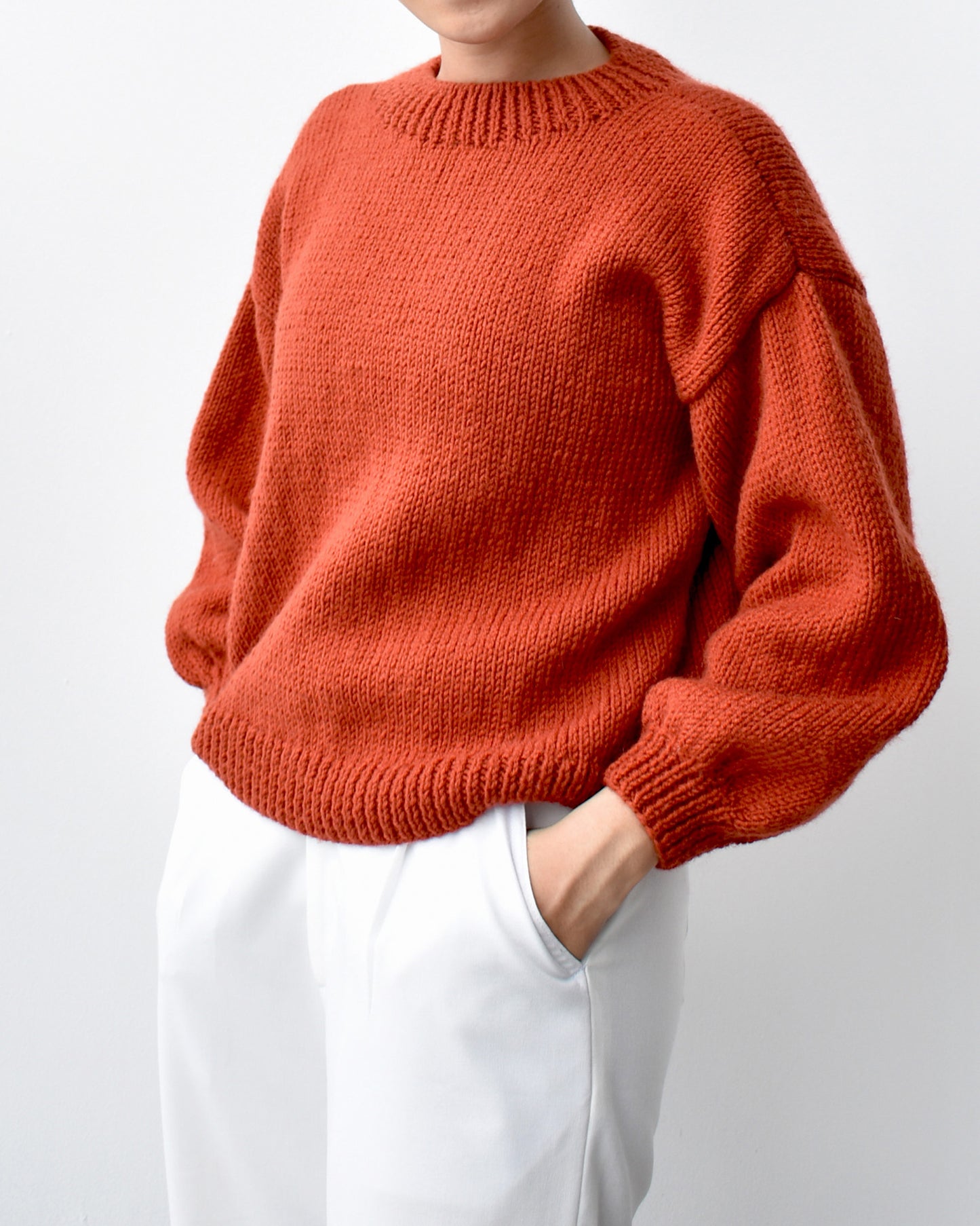 Sweater No.2 | Easy knitting sweater pattern