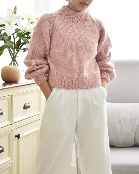 Sweater No.22 | Knitting raglan sweater pattern