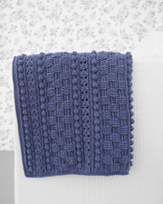 Easy crochet basket weave blanket pattern