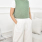 Vest No.14 | Easy knitting chunky vest pattern