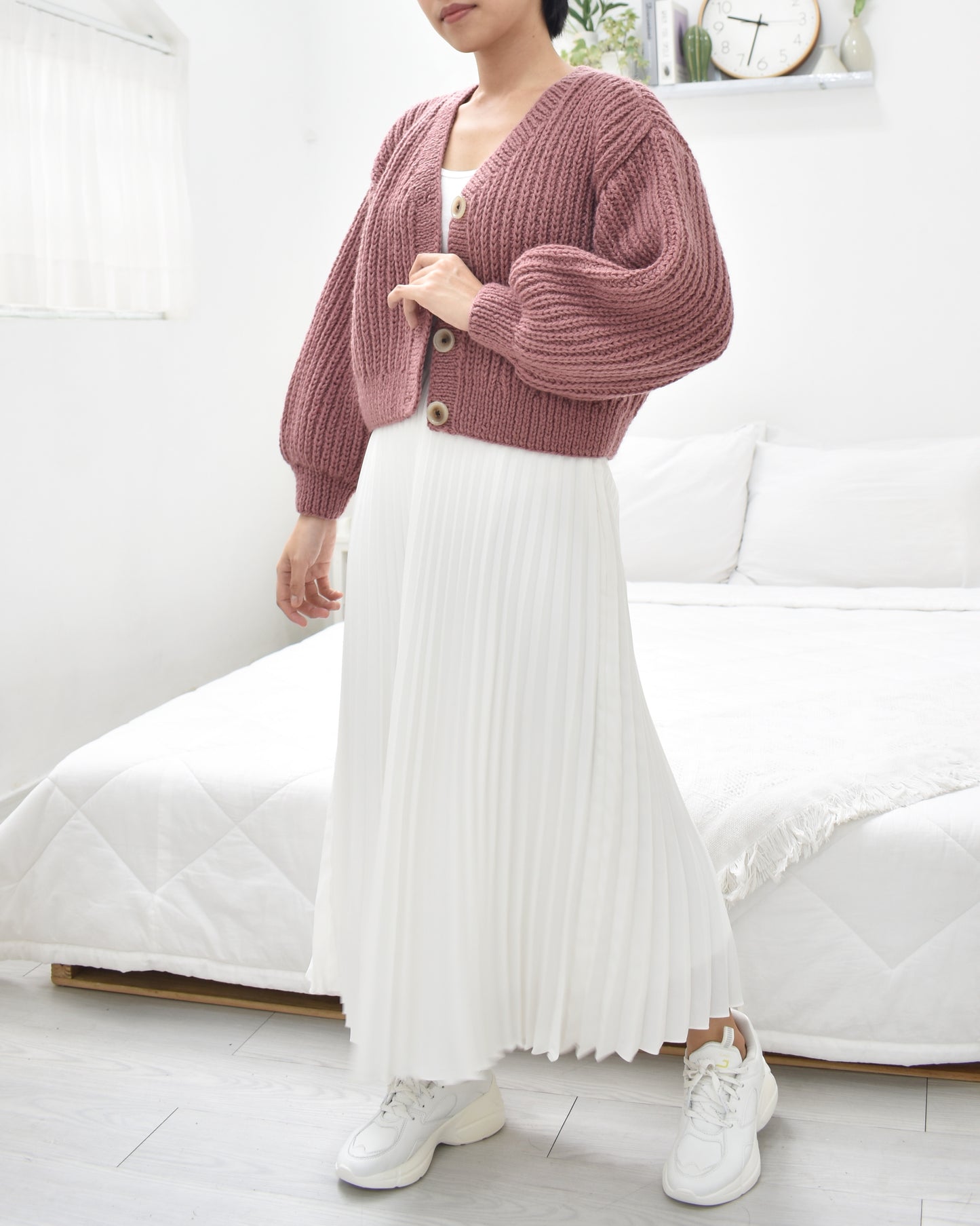 Cardigan No.17 | Knitting chunky sweater pattern
