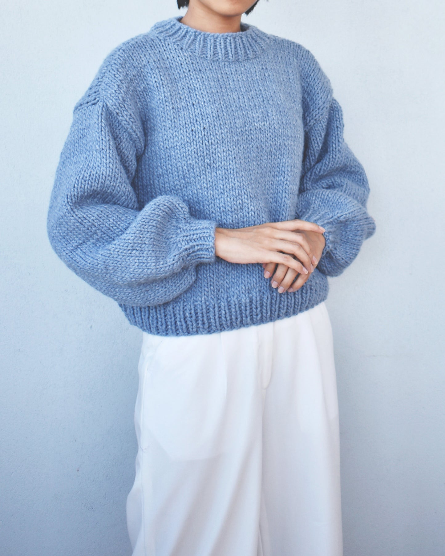 Sweater No.15 | Chunky sweater knitting pattern
