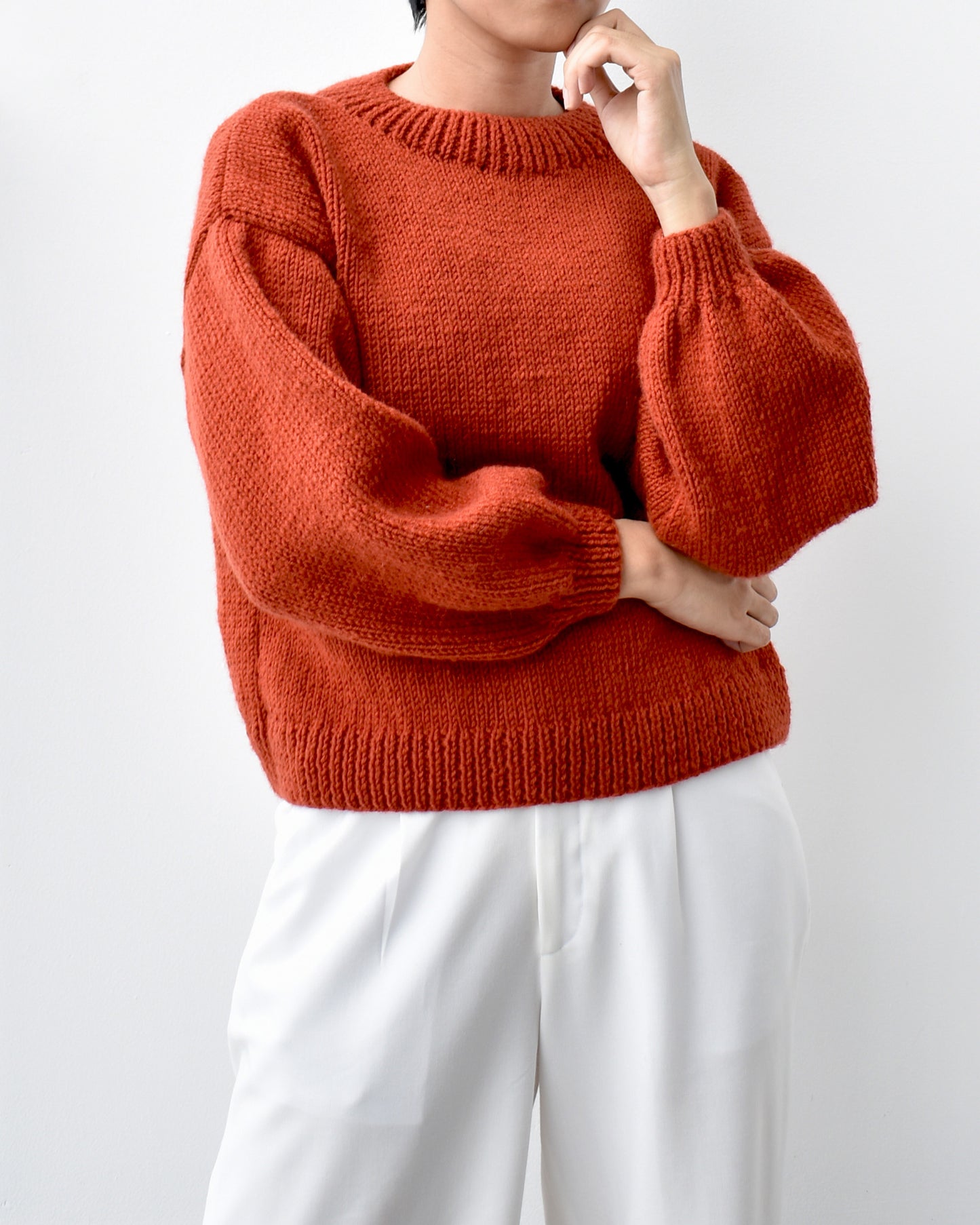 Sweater No.2 | Easy knitting sweater pattern