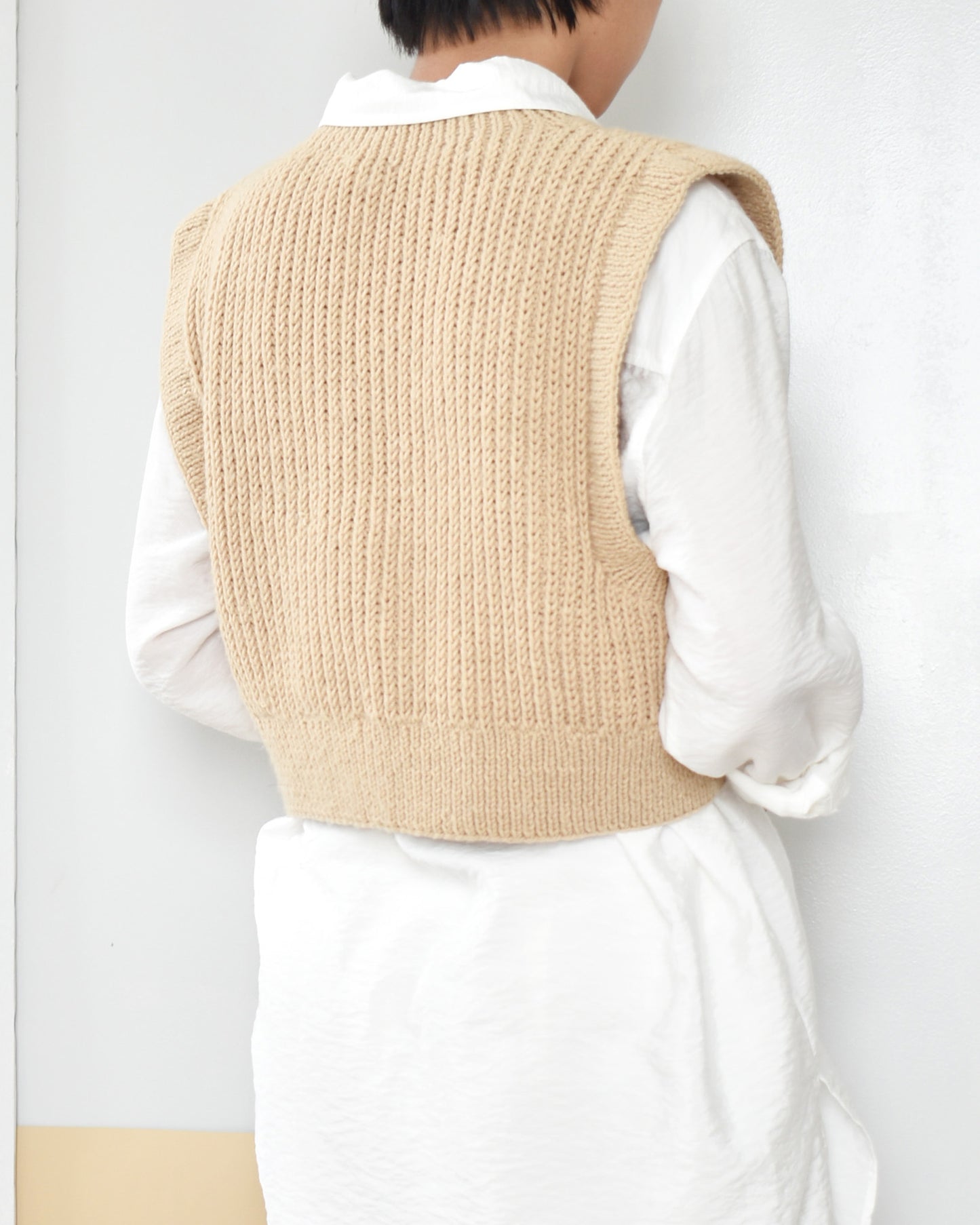 Vest No.10 | Easy knitting pattern