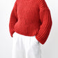 Sweater No.11 | Easy knitting chunky sweater pattern