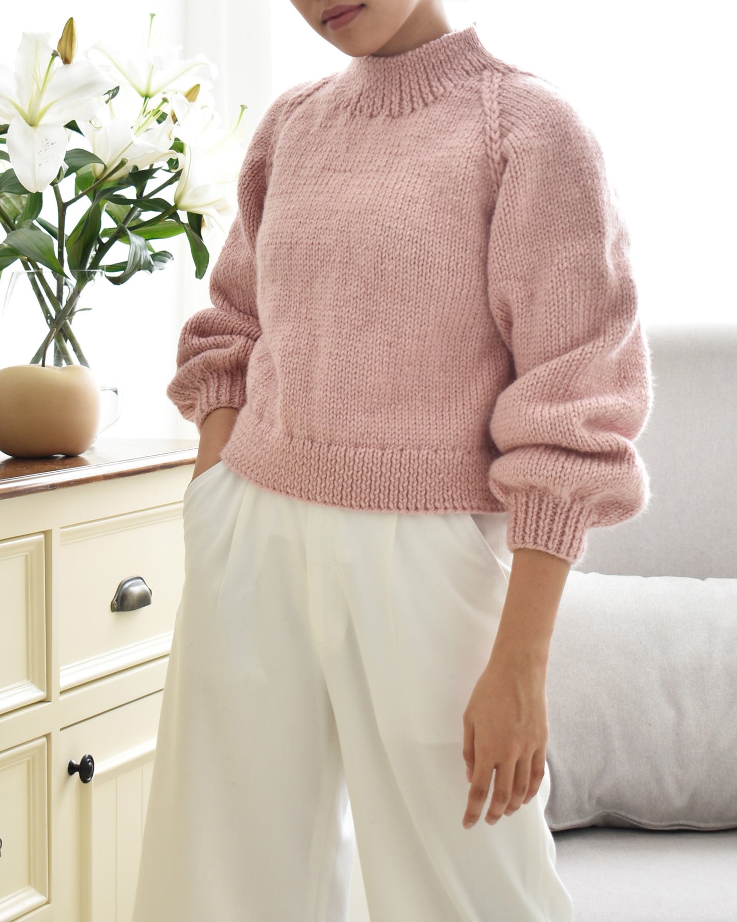 Sweater No.22 | Knitting raglan sweater pattern