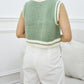 Vest No.13 | Easy knitting chunky vest pattern