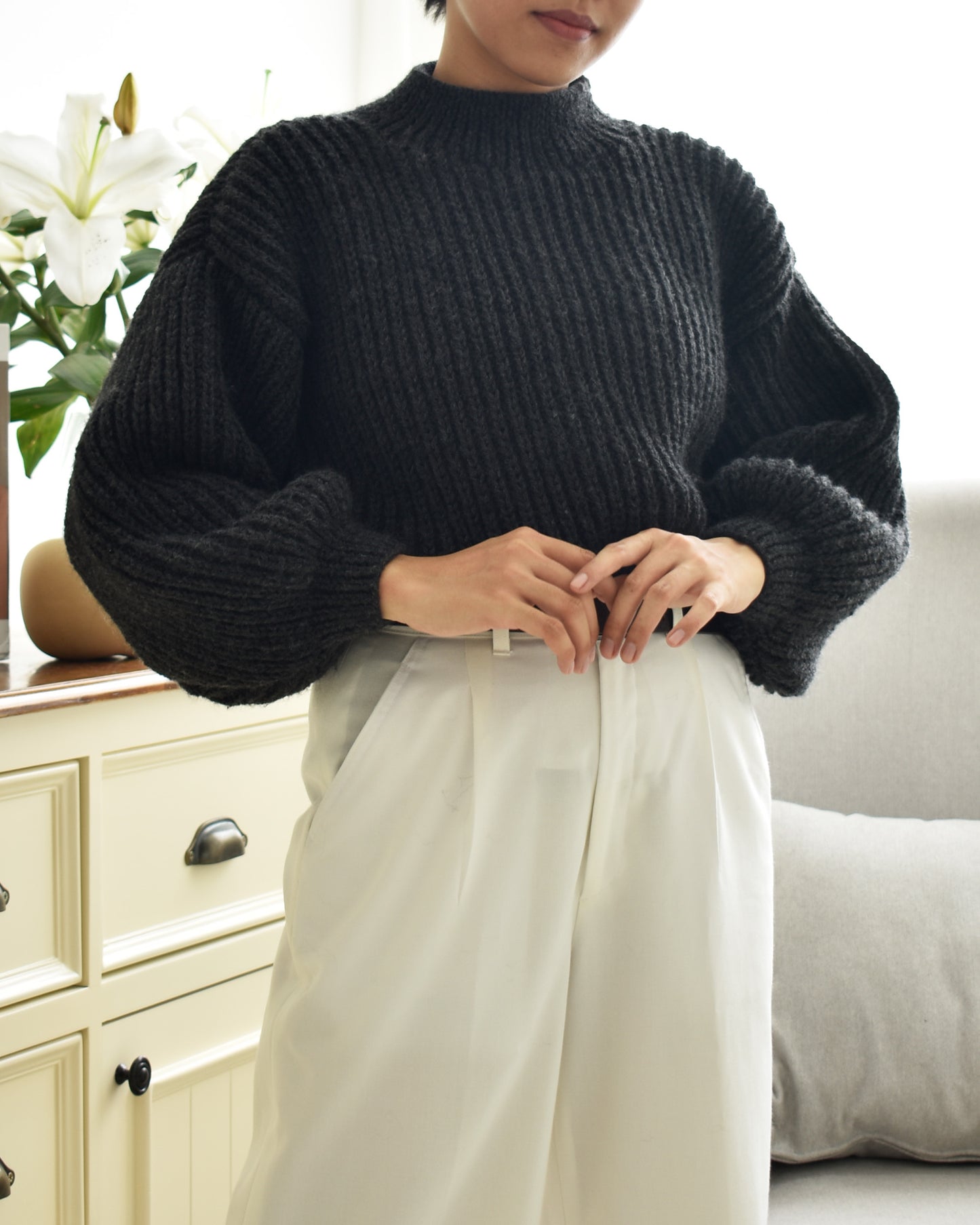 Sweater No.17 | Chunky knitting sweater pattern