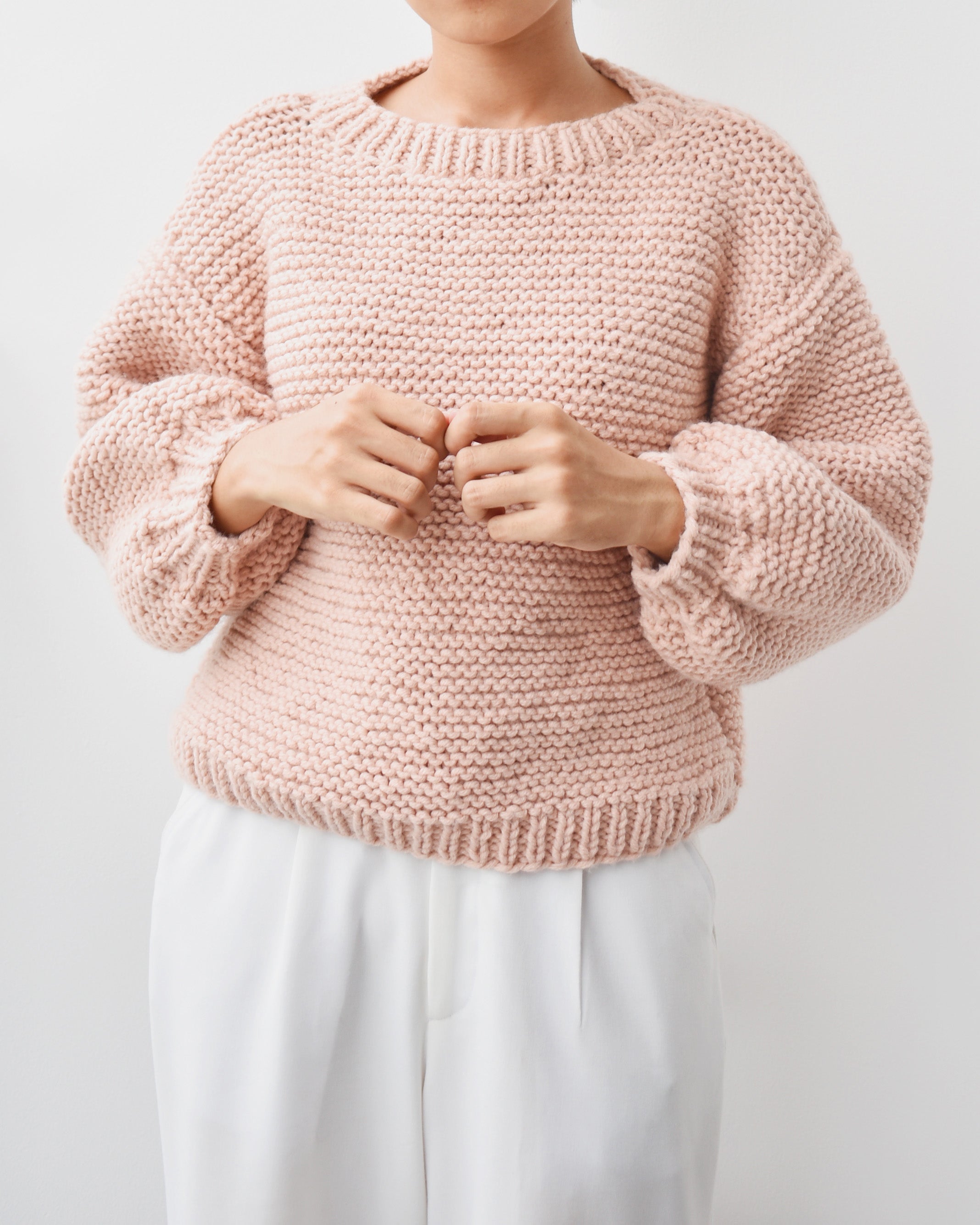 Sweater No.3 | Beginner knitting pattern – Daisy & Peace