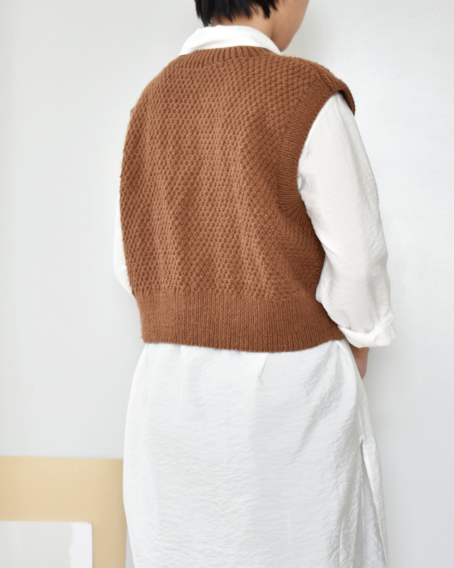 Vest No.9 | Easy knitting pattern