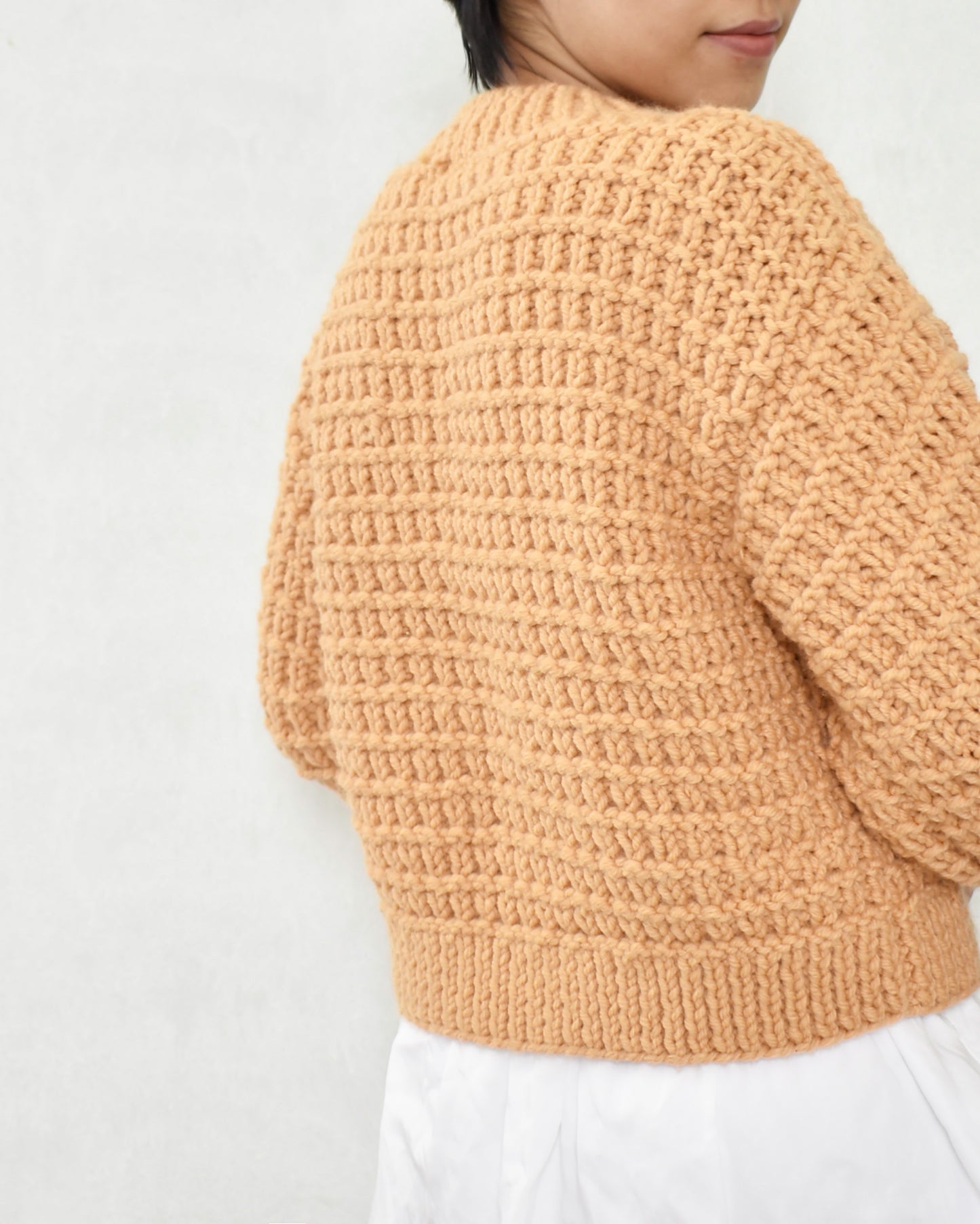 Sweater No.25 | Easy knitting chunky sweater pattern