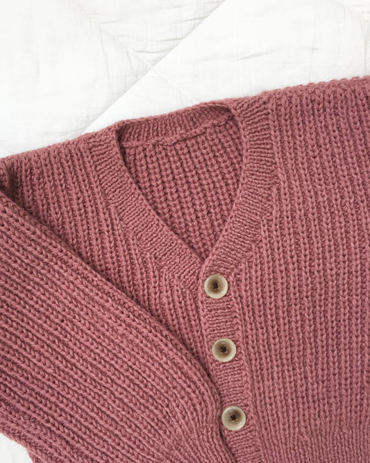 Cardigan No.17 | Knitting chunky sweater pattern